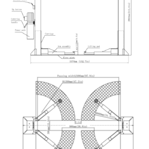 launch-lift-TLT240SB-dimensions